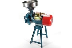 OUKANING Máquina trituradora eléctrica de 1500 vatios Molino de Cereales Secos Molino de arroz Arroz Maíz Maíz Molino de Trigo Máquina de Polvo