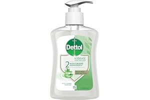 Dettol 3028287 250ml - Jabón (Skin, Jabón líquido, Aloe vera, Antibacteriano, Hidratante, Vitamin E, 250 ml)