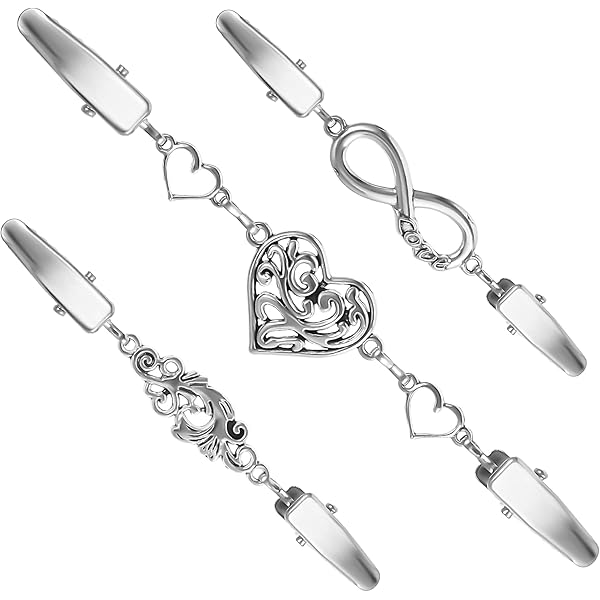 PRETYZOOM 6 Stuks Kraag Clip Vintage Vestclips Dames Truien Jurken