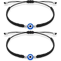 WEBEEDY 3 stuks boze oog auto opknoping ornament, kristallen kralen boze blauwe oog charme voor auto achteruitkijkspiegel, boze oog auto-accessoires, boze oog raam hanger voor raam auto deur frame