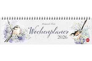 Hannah Dale : Wochenquerplaner 2026: Süße Tiere machen diesen Kunstkalender zu etwas Besonderem. Praktischer Wochen-Kalender 2026 im Querformat für ... Dekoration zu Hause. (Tisch-Querplaner Heye)