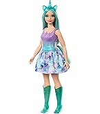 Barbie Unicornio, Muñeca Afroamericana Con Pelo Fantasía