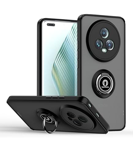 Coque Pour Honor Magic 5 Pro Semi-rigide Et Magnétique Noir