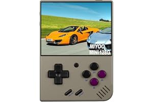 BULUHAHA Miyo Mini Plus Retro Game Console, 128G Linux System Cortex-A7 1.2GHz Console di Giochi Portatile Retro 3.5" IPS, Console portatile Miyo Mini Plus+