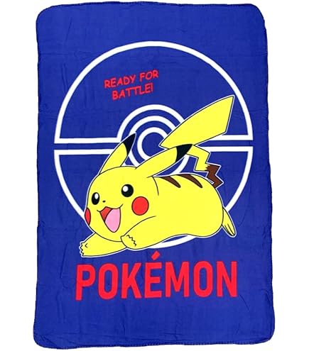 Coperta Pokemon Per Bambini - Plaid In Pile Super Morbido 100x140cm - Ideale Regalo Per Fan