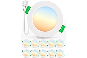 ‎BOJIM BOJIM LED Einbaustrahler Spots 230V für Bad 55mm - 68mm Lochmaß Deckenspots, 4W Flach Einbauleuchten IP44 Wasserdicht Warmweiß Kaltweiß Neutralweiß für Küche Wohnzimmer 10er Set