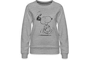 Spreadshirt Peanuts Snoopy Happy Frauen Premium Pullover