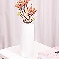 The Decor Mantra Modern Decorative Vases for Home Decor | Centerpieces | Kitchen | Office or Living Room with Unique Quality for Home Decor Center Table, Flowers Pot (Large Vase, White)