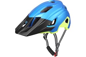 RaMokey Casco de bicicleta de montaña, casco de bicicleta de montaña con visera extraíble y acolchado para adultos, casco de ciclismo para el tráfico urbano - para hombre y mujer