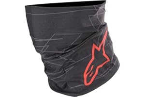 Alpinestars MM93 Pattern Multifunktionstuch, schwarz/rot, Einheitsgröße