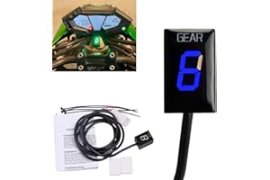 MOQIAOSEIKO Indicatore di marcia per motocicletta Indicatore di marcia compatibile con Kawasaki ZX6R ZX-6R ZX6RR ZX-6RR Z750 Z1000 Z 750 1000 ER-6N ER6N