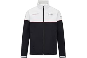 FUEL FOR FANS Porsche Motorsport Team - Giacca softshell da uomo, nero