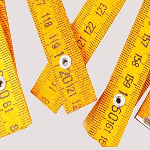 COFCO ® New Measuring Instrument Wooden Yard Stick Folding Ruler Rule Measure Metre Tool 200cm
