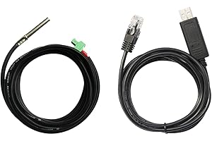 SOLARV Capteur de température de batterie et convertisseur USB vers RS-485 EPEVER® Tracer-BN, Tracer-A, LS-B, LS-BP, VS-BN, eTracer, iTracer