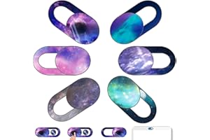 PHOENIXDN PhénixDN 6 Pcs Cache Webcam Mince Couverture, Cache Webcam, Petit Webcam Cover, Couverture de Webcam, pour Ordinateur Portable, Smartphone, Tablette
