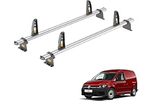 VAN DEMON Van Guard Roof Rack for VW Caddy (2010-2015) 2 Roof Bars + 4 Load Stops [Only Suitable for Standard Wheelbase Models] - Ulti Bar - VG294-2