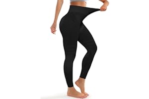 GEVECORI Leggings Anti Cellulite Femme, 3D Legging Compression, Minceur Taille Haute sans Couture, Pantalon de Sport Yoga Fitness Sculptant