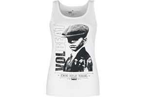 Volbeat Bad Boys Frauen Top weiß Band-Merch, Bands, Nachhaltigkeit