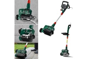 KOMPERNASS Parkside Electric Patio Cleaner with Roller Brush Multi Purpose Brush Universal Artificial Grass
