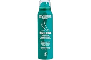 Akileine Grün, Schuh-Deospray Innen-Schuh-Spray, schwitzende Füße, 150ml