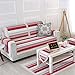 Produktbild LKMNJ Sofakissen Rutschfest Sofa Sofa Handtuch Schlafsofa  Streifen  Qualität Der Stoffe  Leicht Zu Reinigen  ,Grau70 * 180
