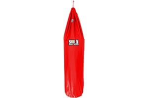 SHIHAN POWER SPORTS Boxing Bag Cover (RED) Waterproof 5-6ft & 24inch Diameter Large Bag punch bag Outdoor Protection for your boxing Bag, Ideal for freestanding boxing bags