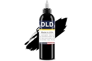 Podszewka i cieniowanie Czarny - DLD Potężny czarny atrament do tatuażu - trwały czarny pigment do tatuażu farby do ciała kolor tatuażu