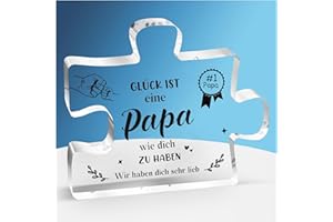 Ljevandria Papa Geschenk Geburtstag,Vatertagsgeschenk für Papa Personalisiert Geburtstagsgeschenk, Papa zu Vatertag Weihnachten,Ostergeschenk Papa Acryl Puzzle.