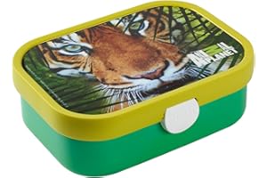 Mepal - Fiambrera Campus - Bento Box para Niños - Lonchera con Compartimento Bento y Tenedor - Fiambrera con Cierre de Clip -