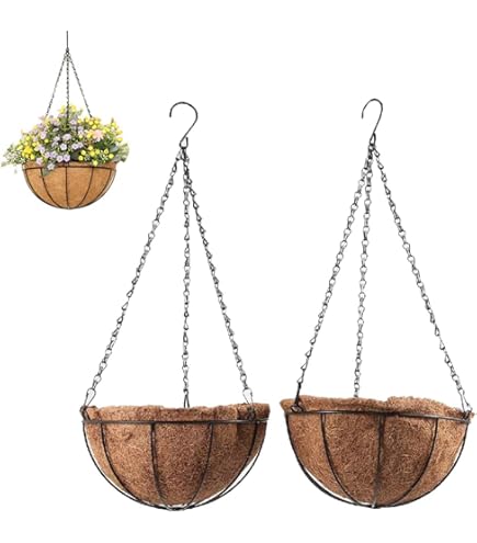 HH-LIFE 4 Pièces Chaînes Noire Suspension à 3 Brins 61cm (24