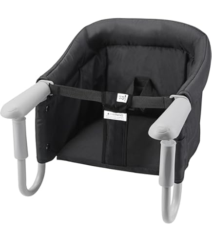 Siege Nomade NAIZY Siège De Table Pour Enfant Pliable 30x24x31 Cm Poignée Antidérapante Poches De Rangement Jusqu'à 15 Kg- 6 à 36 Mois Chaise Bebe Voyage