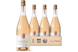 L.A Brewery | Non Alcoholic Sparkling Craft Kombucha Drink - English Blush - Pack of 6 x 750ml - Low Calorie Non Alcoholic Drinks - Kombucha Tea - Gluten Free & Vegan Soft Drinks | Brewed in the UK