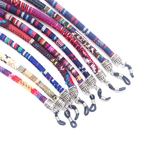 Preisvergleich Produktbild Buntes Brillenband, Ethno-Stil, 3 Stück