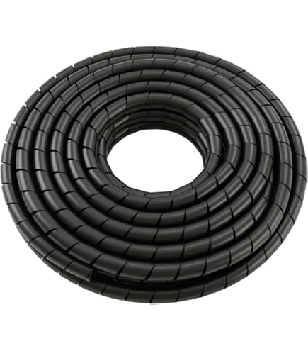 Protège Cable SeKi 15537 Ruban Spiralé 6-60 Mm 10 M Noir Flexible