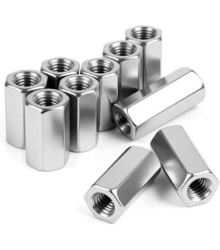PATIKIL Ringmoer M4 – 6 Stuks – 304 Roestvrij Staal – Schroefdraad M4x0,7 – Binnendiameter 11 Mm – Voor Hijs- En Bevestigingstoepassingen