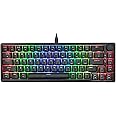 Cosmic Byte CB-GK-33 Astra Hot Swappable 67 Key Wired + Bluetooth Mechanical Keyboard, 1000Hz Polling Rate, Per Key RGB, Software Customization, Outemu Blue Switches (Black)
