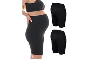 Herzmutter Culotte Maternité - Panty-Culotte Grossesse - Anti Frottement Cuisse - sous-vêtements Maternité - sous Robe - Shorty Grossesse - sans Couture - OekoTex100-5500