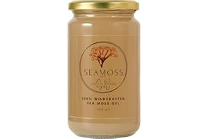 GORDON WATKINS Sea Moss Gel, Made with Wildcrafted, Irish Sea Moss from Grenada. Vegan. Dr Sebi Approved. (Golden, 250ml)