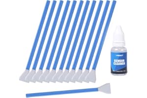 vsgo DDR-16 – Kit de bâtons de Nettoyage pour capteur APS-C, Couleur Noir