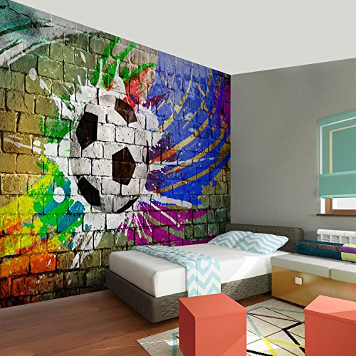 Vlies Fototapete ‚Fussball‘ 350×250 cm – 9021011c RUNA Tapete - 5