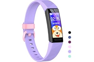 HOOMOON Fitness Tracker Uhr für Kinder, IP68 wasserdichter Aktivitätstracker, Herzfrequenz-Schlafmonitor, 11 Sportmodi, Kalorienzähler, Schrittzähler mit Wecker und Erinnerung, tolles Geschenk für Jungen, Mädchen, Teenager