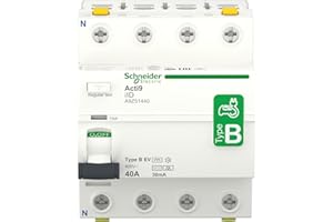 Schneider Electric FI-Schutzschalter Acti9 iID, 4-polig, 40A, 30mA, Typ B-EV, Artikelnummer A9Z51440