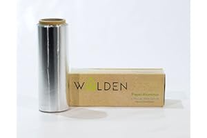 FUMANDOESPERO Papel de Aluminio Especial para Shisha o Cachimba (30 micras) - 1 Rollo con 20 MTS - Marca: Walden