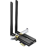 TP-Link WiFi 6 Carte WiFi PCIe AX3000, Archer TX50E, Adaptateur Bi-bande Carte WiFi Bluetooth 5.3 avec 2 antennes multidirect