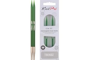 KnitPro KP51254 Aiguilles Interchangeables Circulaires Normales Bois Multicolore 4,50 mm