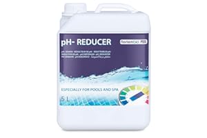 NortemBio Pool pH-Minus 5 L – Flüssiger pH-Senker, pH-Wert senken für Pool und SPA, pH-Regulator und -Stabilisator, verbessert die Wasserqualität auf 100% natürliche Weise - Poolpflege Herbst