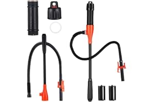 WiMas Battery Operated Liquid Transfer Pump Portable Fuel Pump Hand Held Electric Liquid Siphon Pump, Transfer Pump for Fuel Oil Gas Liquids Water Fish Tank