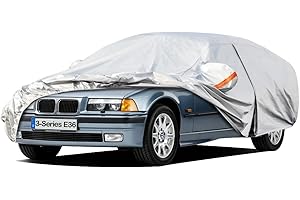Kayme 6 Layers Car Cover Waterproof Breathable, Custom Fit BMW 3 Series E36(1990-2000), Outdoor Full Cover Sun Rain UV Dust All Weather Protection. Shipping From European Warehouse.