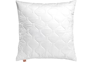 ‎SLEEPLING sleepling Kopfkissen 80x80 cm, Allergiker Kissen, waschbar, Made in EU, Ökotex, großes Schlafkissen 80 x 80, Bettkissen, Pillow, Komfort 100