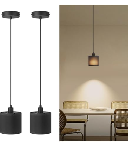 CALEX Hängeleuchte Retro-Lampe Mit E27 Fassung, Schwarz, 2m Kabel – Perfekt Für Industrie-Look